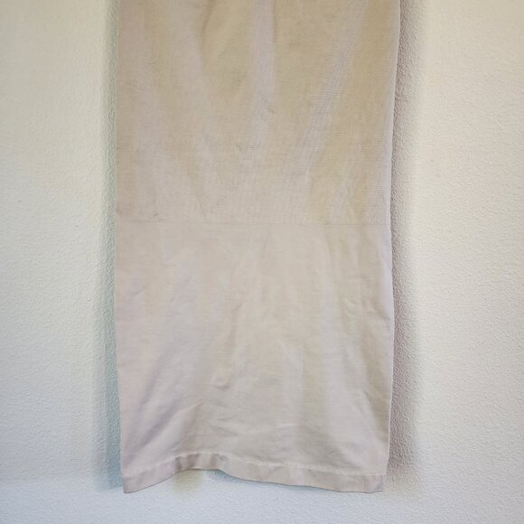 Victoria Secret Women Bodyshape Slip Spandex Sz L light Tan MicroNylon Blend - Picture 7 of 13